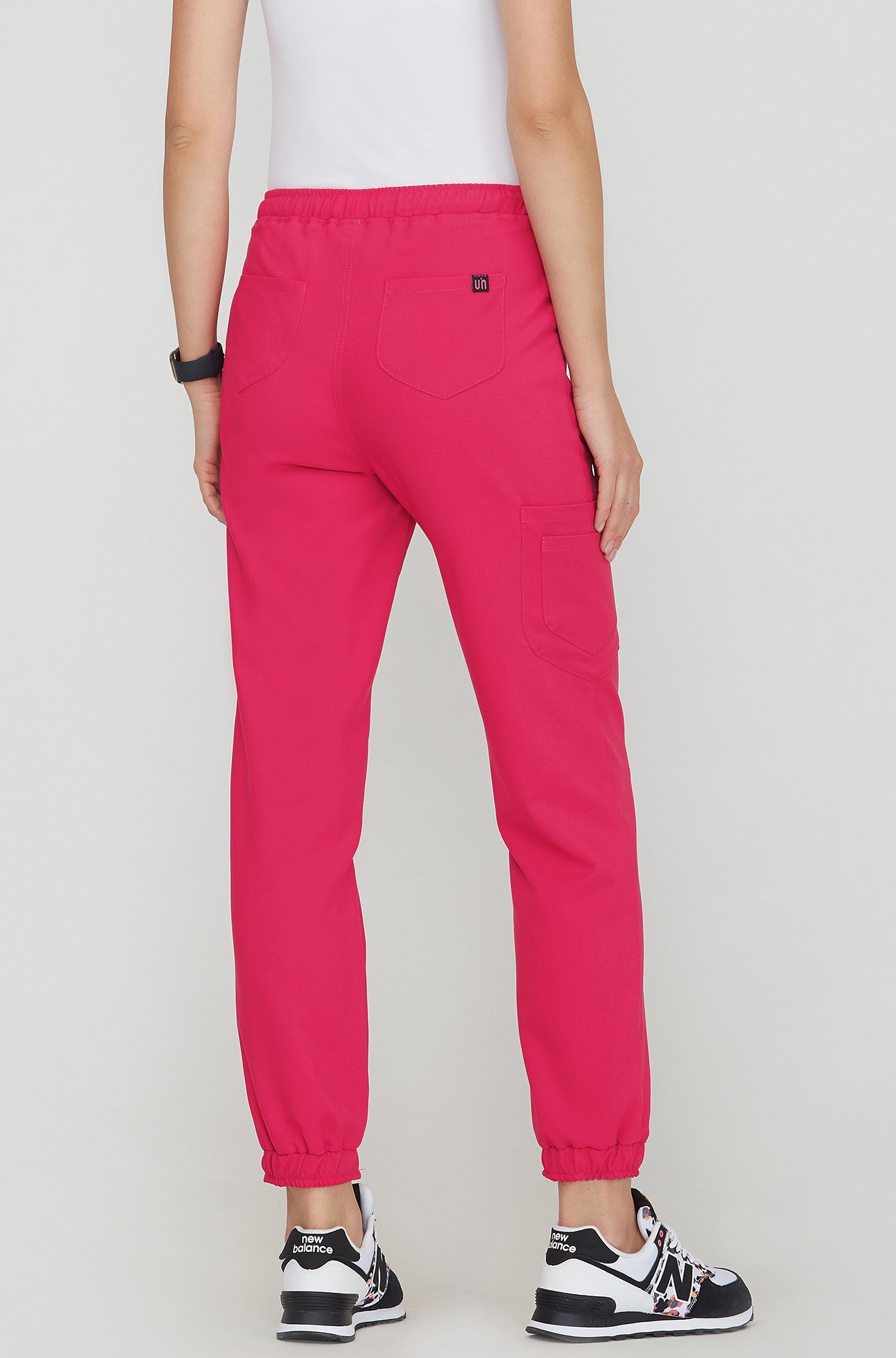 Pantaloni medicali jogger - FUCHSIA