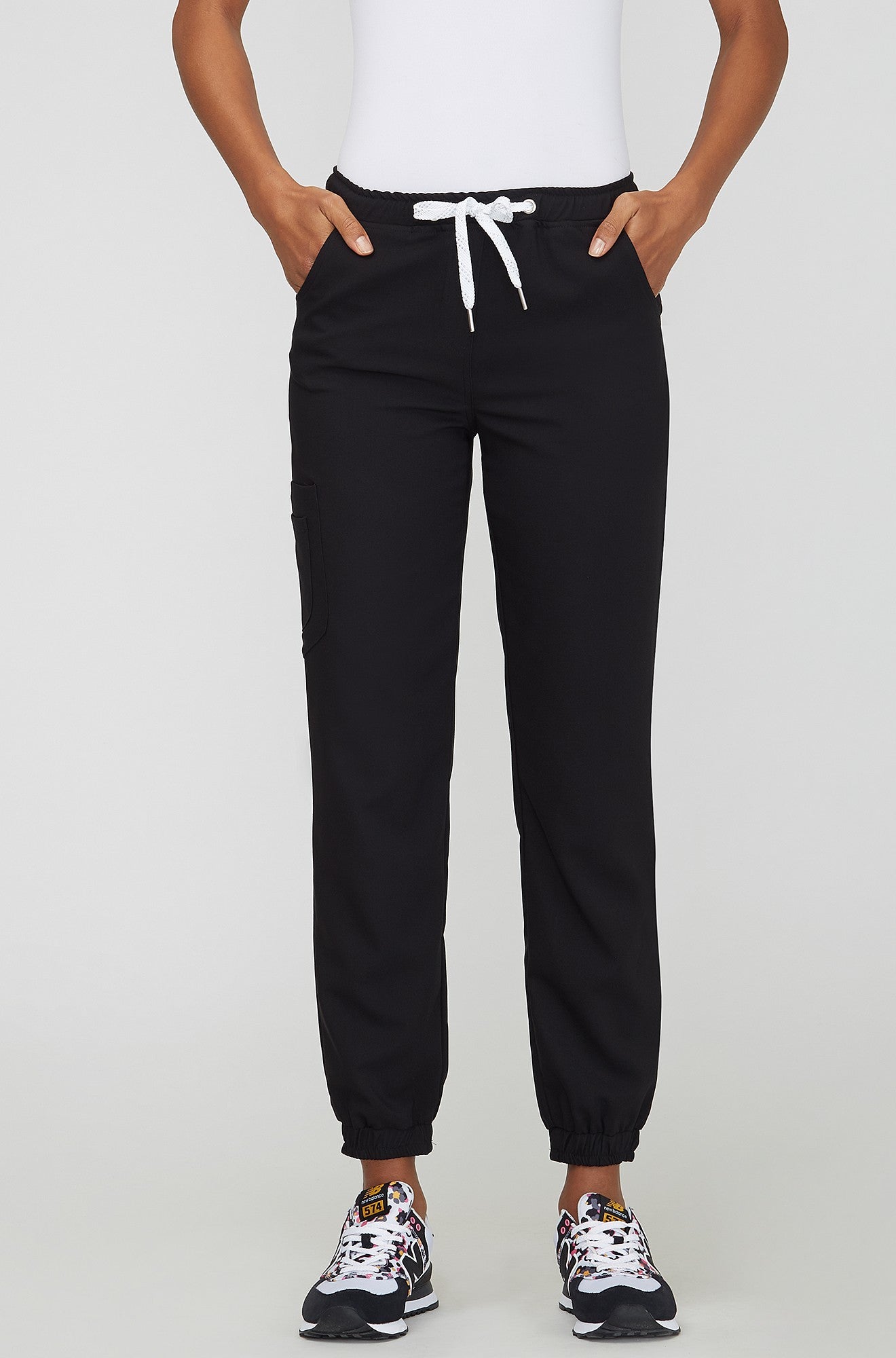 Zdravotnické jogger kalhoty outlet - BLACK