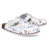 NURSE leather medical clogs