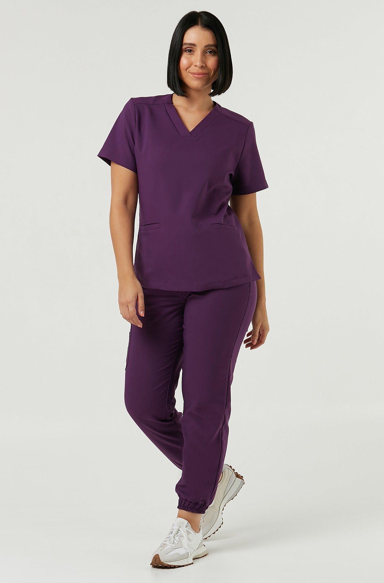 Zdravotnická halenka EMILY scrubs - ROYAL PLUM