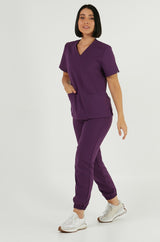 Zdravotnická halenka EMILY scrubs - ROYAL PLUM