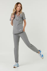 Pantaloni medicali jogger outlet - MISTY GREY