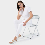AMELIA tied medical apron - WHITE 