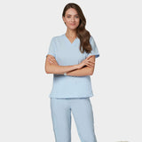 Bluză medicală EMILY scrubs - BABY BLUE