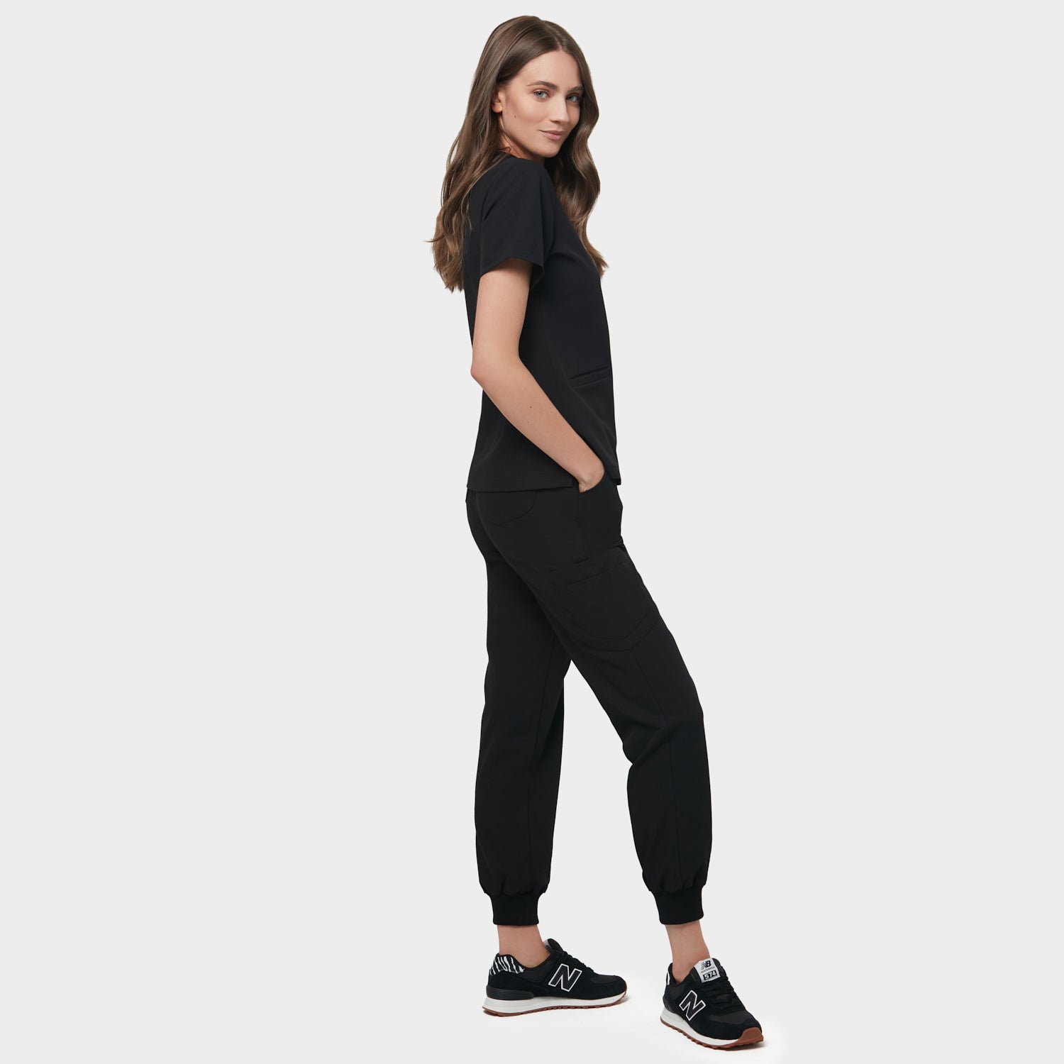 Zdravotnická halenka EMILY scrubs - BLACK