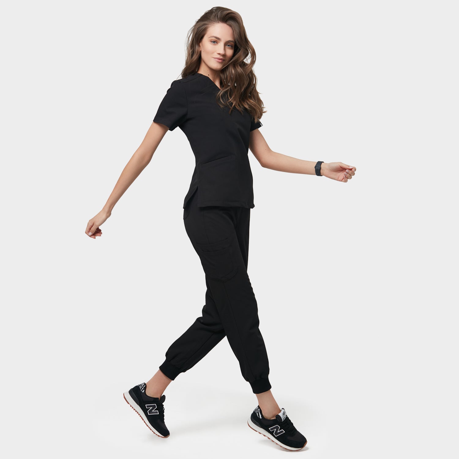 Zdravotnická halenka EMILY scrubs - BLACK