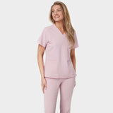 Bluză medicală EMILY scrubs - PASTEL PINK