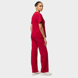 EMILY scrubs medical blouse - RED CHERRY