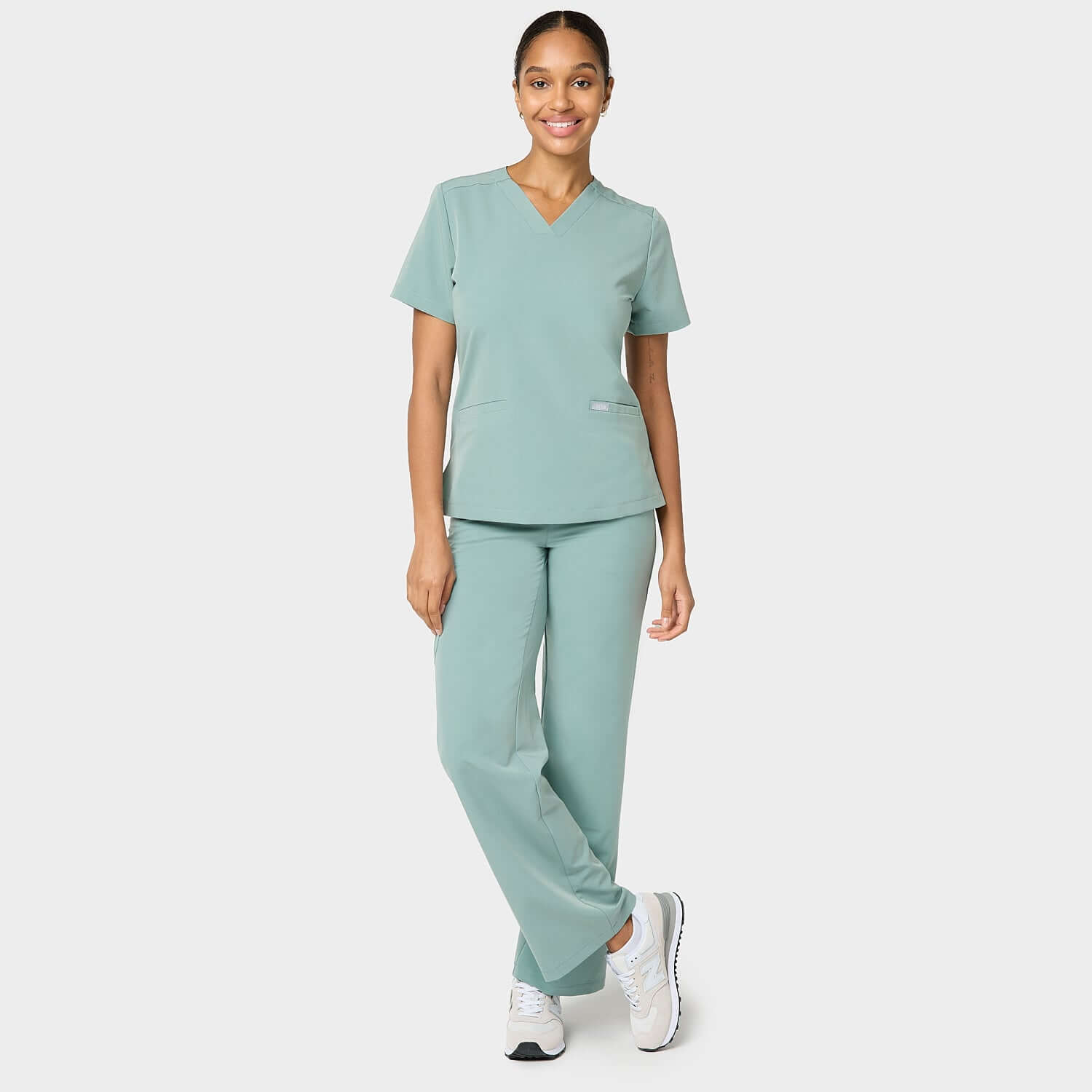 Zdravotní mikina EMILY scrubs - SAGE GREEN