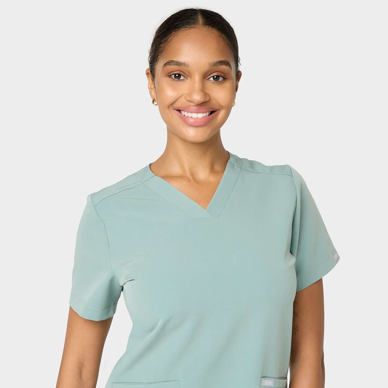 Zdravotní mikina EMILY scrubs - SAGE GREEN