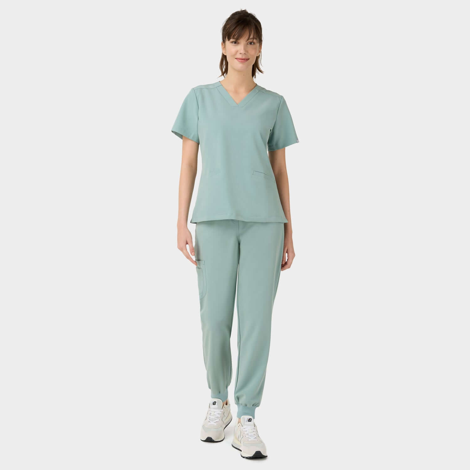 Zdravotní mikina EMILY scrubs - SAGE GREEN