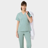 Zdravotní mikina EMILY scrubs - SAGE GREEN