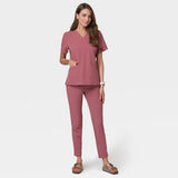 EMILY scrubs medical sweatshirt - WILD ROSE
