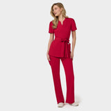Halat scurt medical cu legătură AMELIA - RED CHERRY