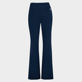 Spodnie medyczne flare Navy - kobiece, modne, do bluzy medycznej - Vena Uniformy