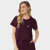 Dámská lékařská halenka GAJA - BURGUNDY