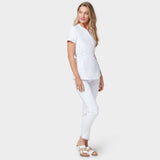 Halat scurt medical KATE - WHITE