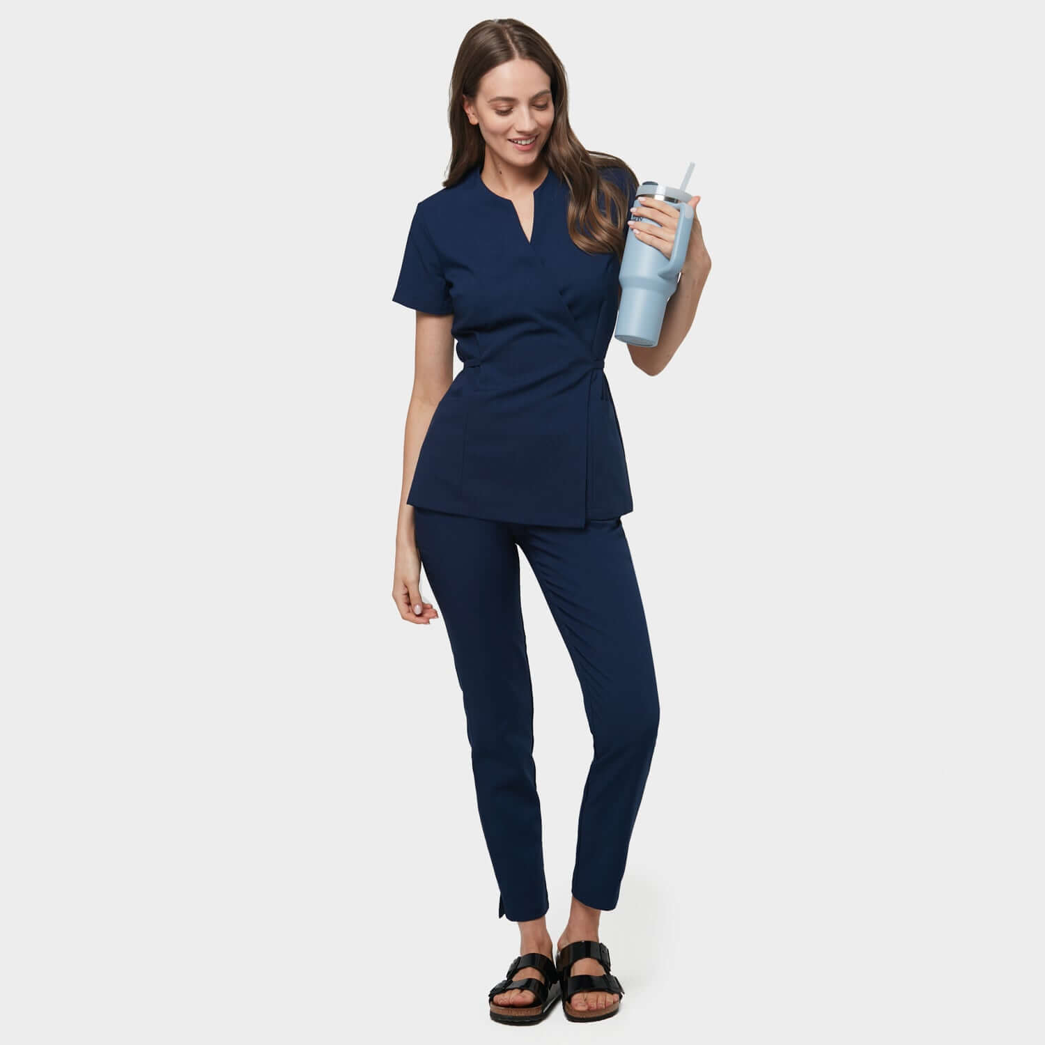 Halat scurt medical KATE - NAVY