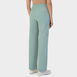 Pantaloni medicali largi pentru femei - SAGE GREEN