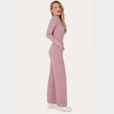 Bluză medicală cu mânecă lungă pentru femei - BLOSSOM PINK