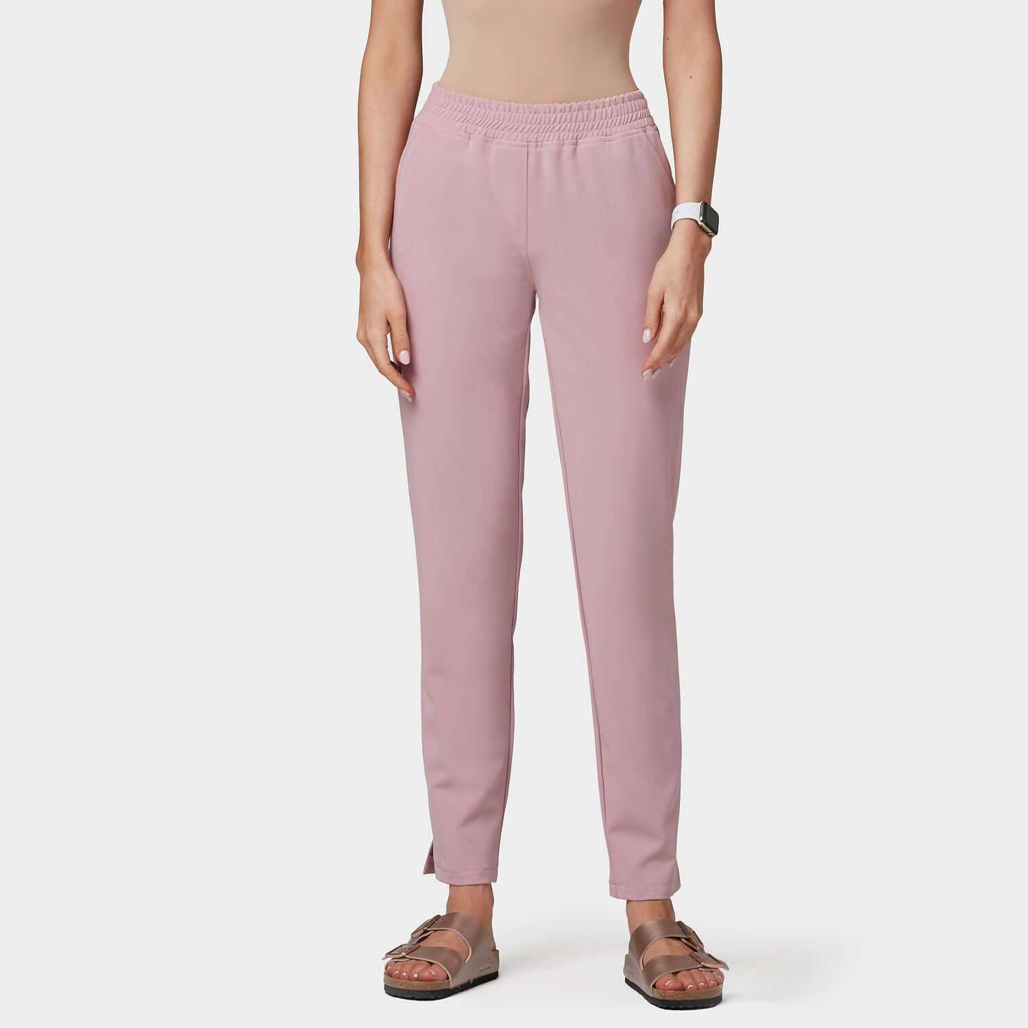 Spodnie medyczne damskie - BLOSSOM PINK