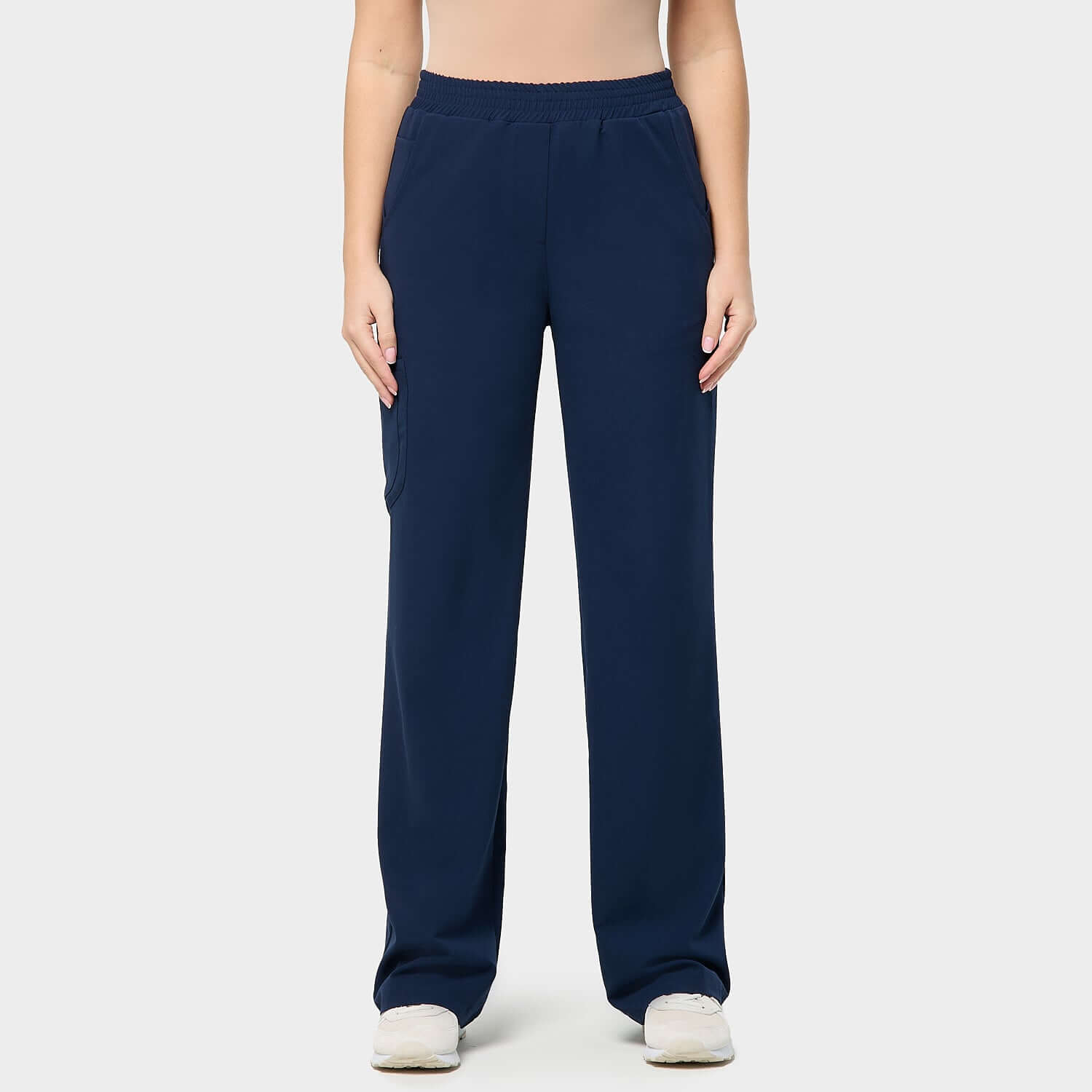 Women's wide medical trousers - NAVY