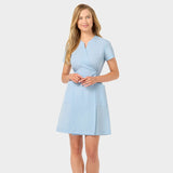 Rochie medicală KATE - BABY BLUE