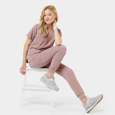 Zdravotní mikina EMILY scrubs - DUSTY PINK