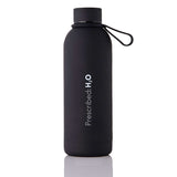 Thermos Bottle BLACK - PRESCRIBED: H₂O