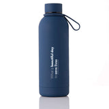 NAVY Thermal Bottle - WHAT A BEAUTIFUL DAY TO SAVE LIVES